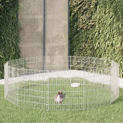 vidaXL enclos pour animaux Fer
