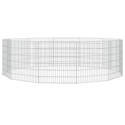 vidaXL enclos pour animaux Fer