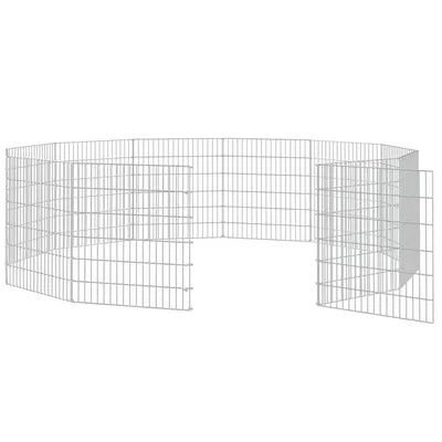 vidaXL enclos pour animaux Fer