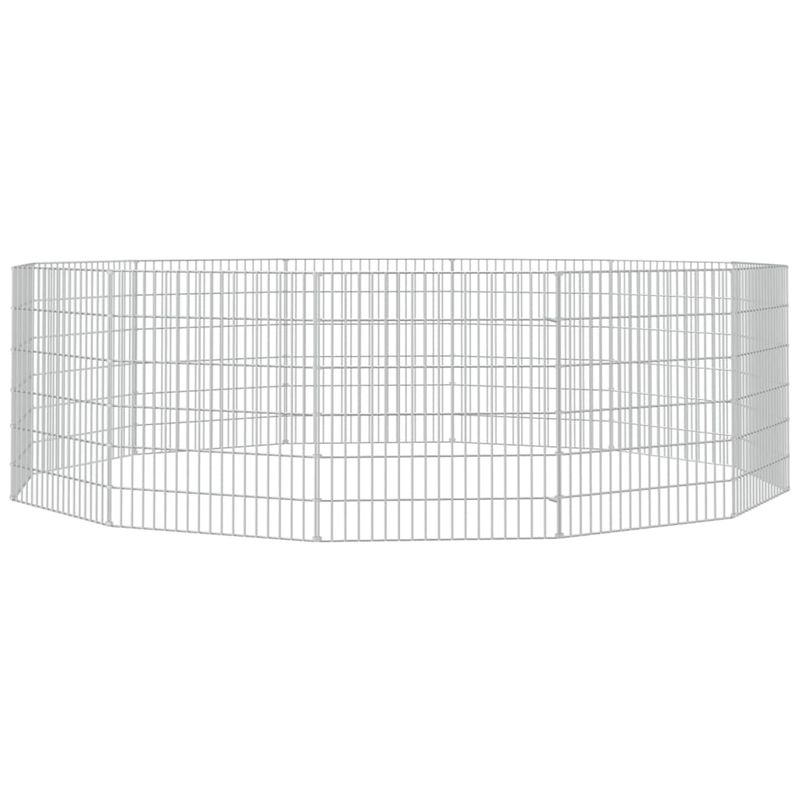 vidaXL enclos pour animaux Fer