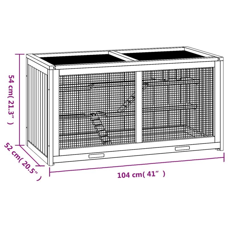 vidaXL cage à hamster