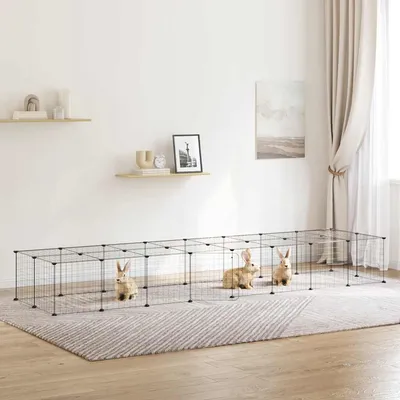 vidaXL cage pour animaux de compagnie Acier vidaXL cage pour animaux de compagnie Acier