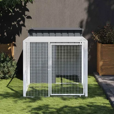 vidaXL cage à poulet Acier