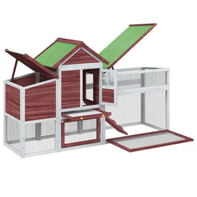 vidaXL poulailler Bois de pin