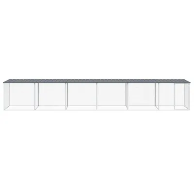 vidaXL cage à poules Acier