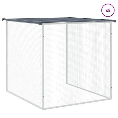 vidaXL cage à poules Acier