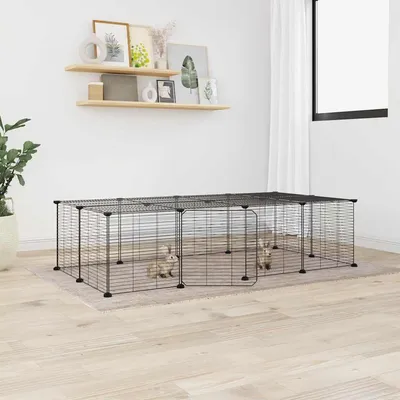 vidaXL cage pour animaux de compagnie Acier