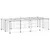vidaXL cage pour animaux de compagnie Acier vidaXL cage pour animaux de compagnie Acier