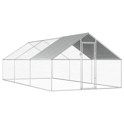 vidaXL cage pour poulets Acier