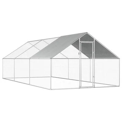 vidaXL cage pour poulets Acier vidaXL cage pour poulets Acier