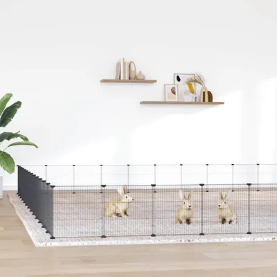 vidaXL cage pour animaux de compagnie Acier vidaXL cage pour animaux de compagnie Acier