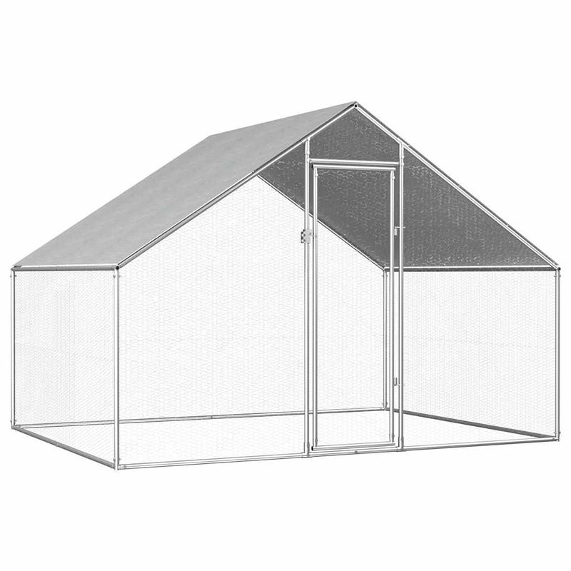 vidaXL cage pour poulets Acier