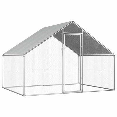 vidaXL cage pour poulets Acier