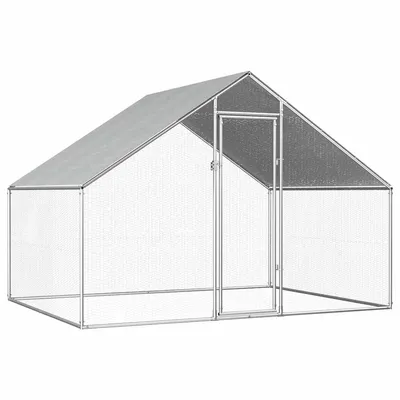 vidaXL cage pour poulets Acier vidaXL cage pour poulets Acier