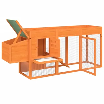 vidaXL poulailler Bois de pin