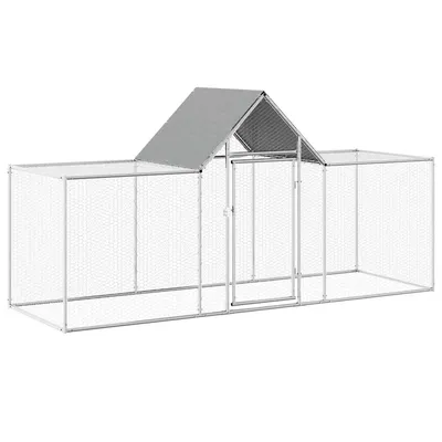 vidaXL poulailler Acier