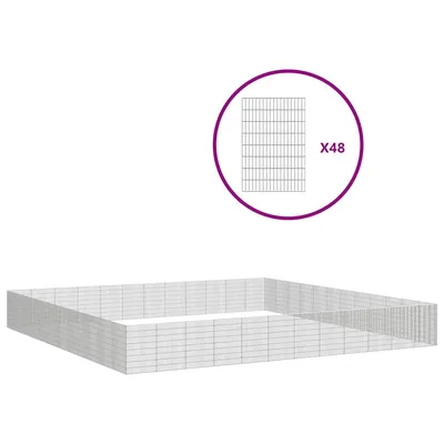 vidaXL enclos pour animaux Fer