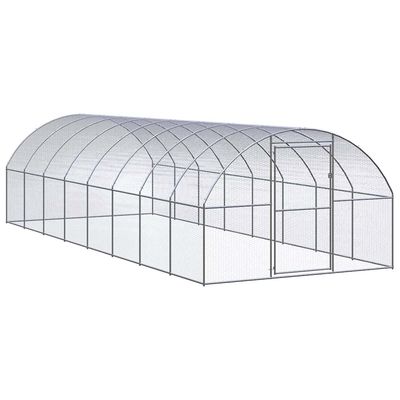 vidaXL poulailler Acier
