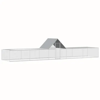 vidaXL poulailler Acier