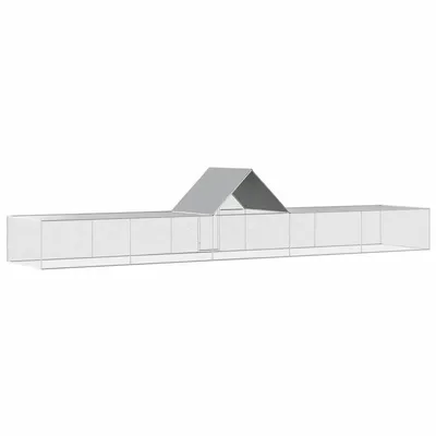 vidaXL poulailler Acier