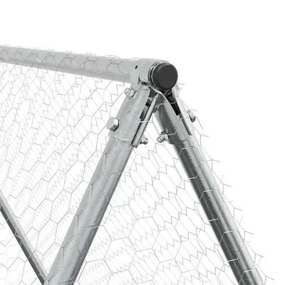vidaXL cage à poules Acier