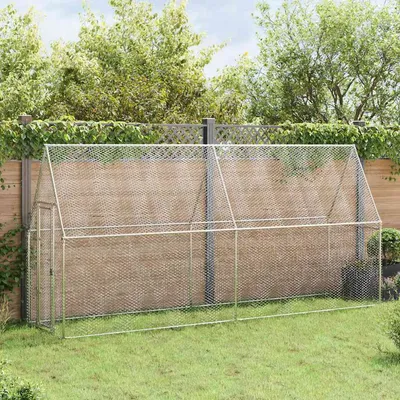 vidaXL cage à poules Acier