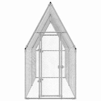 vidaXL cage à poules Acier