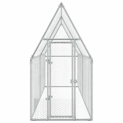vidaXL cage à poules Acier