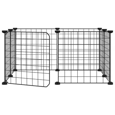vidaXL cage pour animaux de compagnie Acier