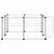 vidaXL cage pour animaux de compagnie Acier