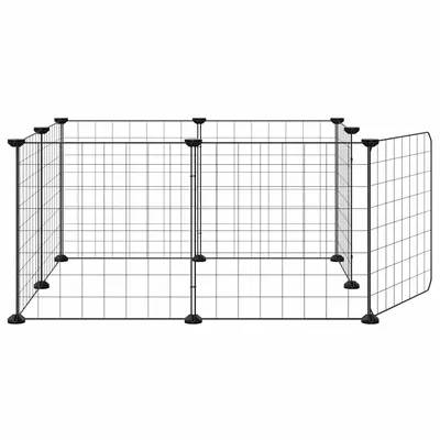 vidaXL cage pour animaux de compagnie Acier