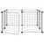 vidaXL cage pour animaux de compagnie Acier