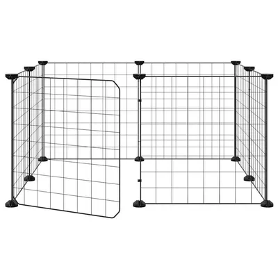 vidaXL cage pour animaux de compagnie Acier