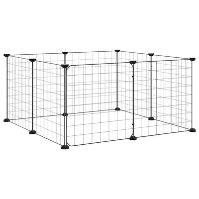 vidaXL cage pour animaux de compagnie Acier