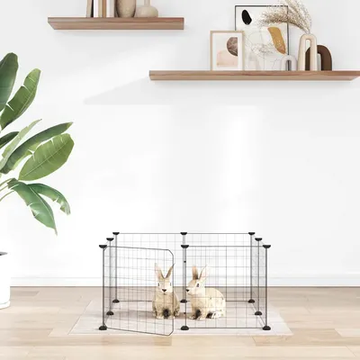 vidaXL cage pour animaux de compagnie Acier vidaXL cage pour animaux de compagnie Acier