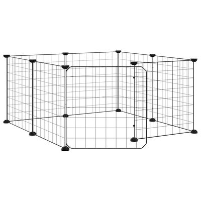 vidaXL cage pour animaux de compagnie Acier