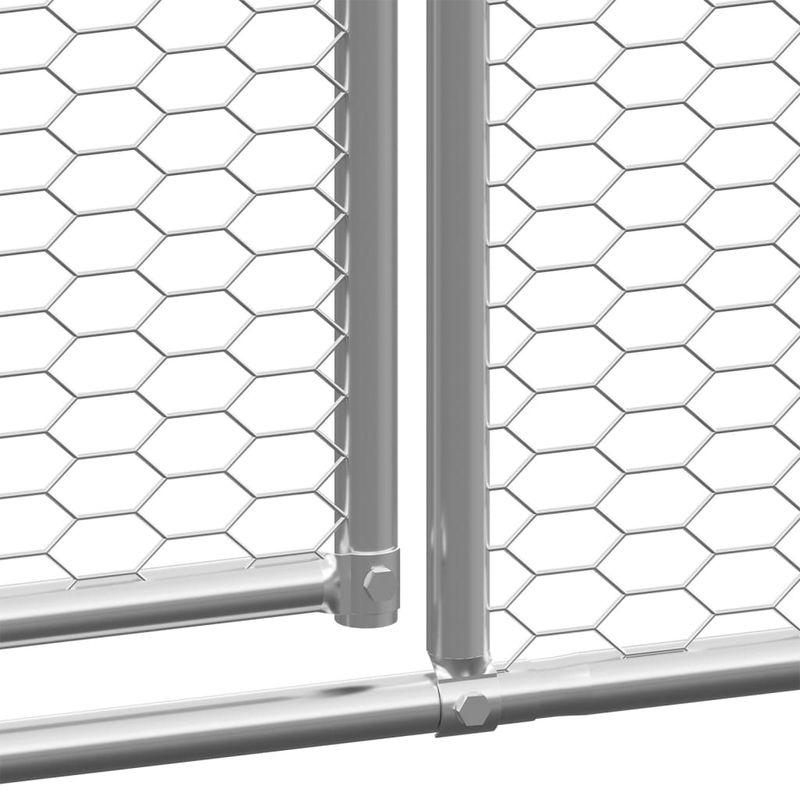 vidaXL cage à poules Acier