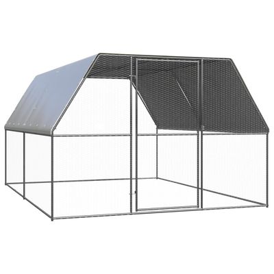 vidaXL cage à poules Acier