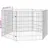 vidaXL enclos pour animaux Fer vidaXL enclos pour animaux Fer