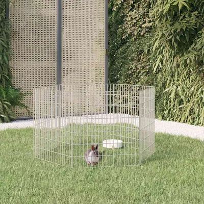 vidaXL enclos pour animaux Fer vidaXL enclos pour animaux Fer