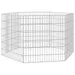 vidaXL enclos pour animaux Fer