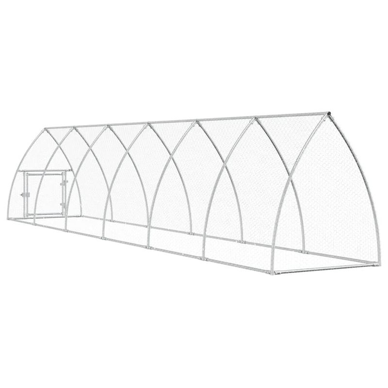 vidaXL cage à poules Acier