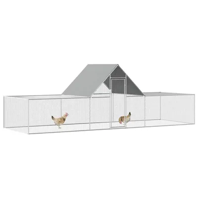 vidaXL poulailler Acier