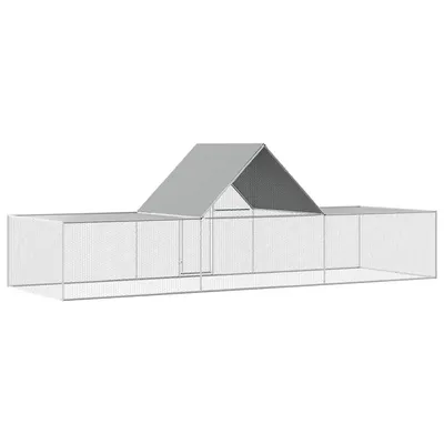 vidaXL poulailler Acier