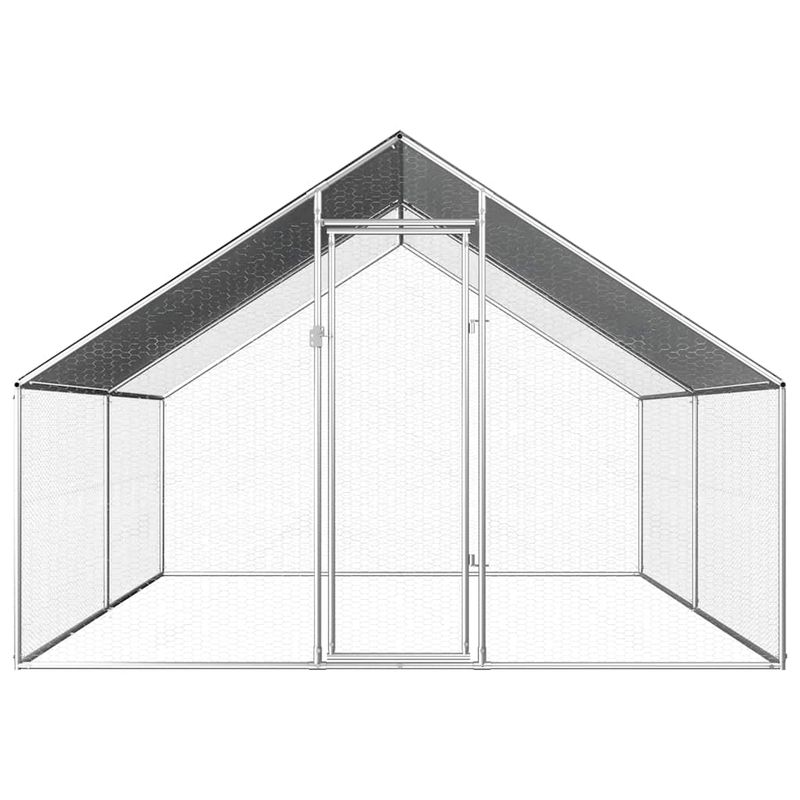 vidaXL cage pour poulets Acier