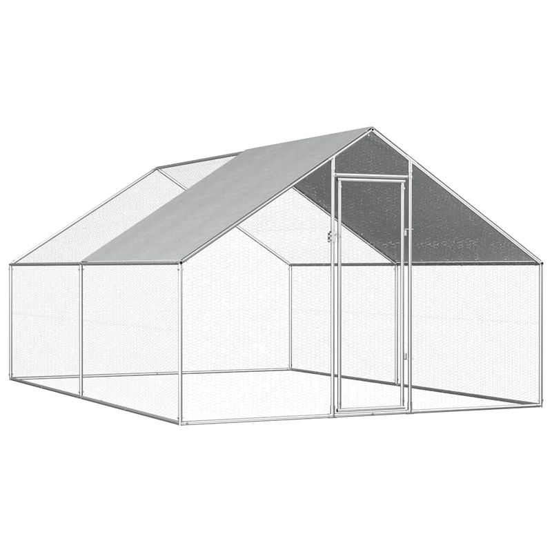 vidaXL cage pour poulets Acier