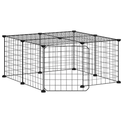 vidaXL cage pour animaux de compagnie Acier