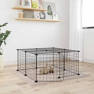 vidaXL cage pour animaux de compagnie Acier