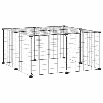 vidaXL cage pour animaux de compagnie Acier