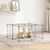 vidaXL cage pour animaux de compagnie Acier vidaXL cage pour animaux de compagnie Acier
